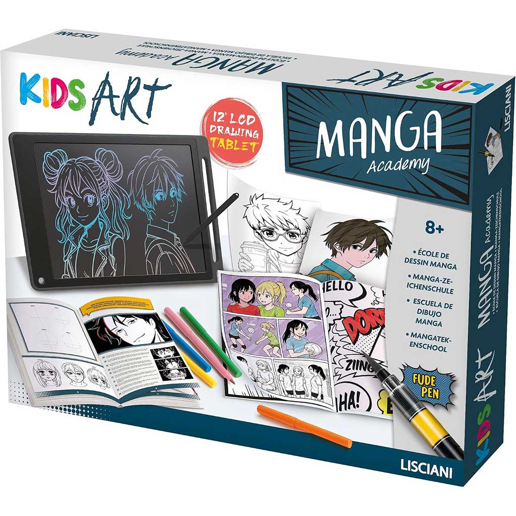 Kids Art: Manga Academy kreativna pobarvanka - Lisciani slika 1
