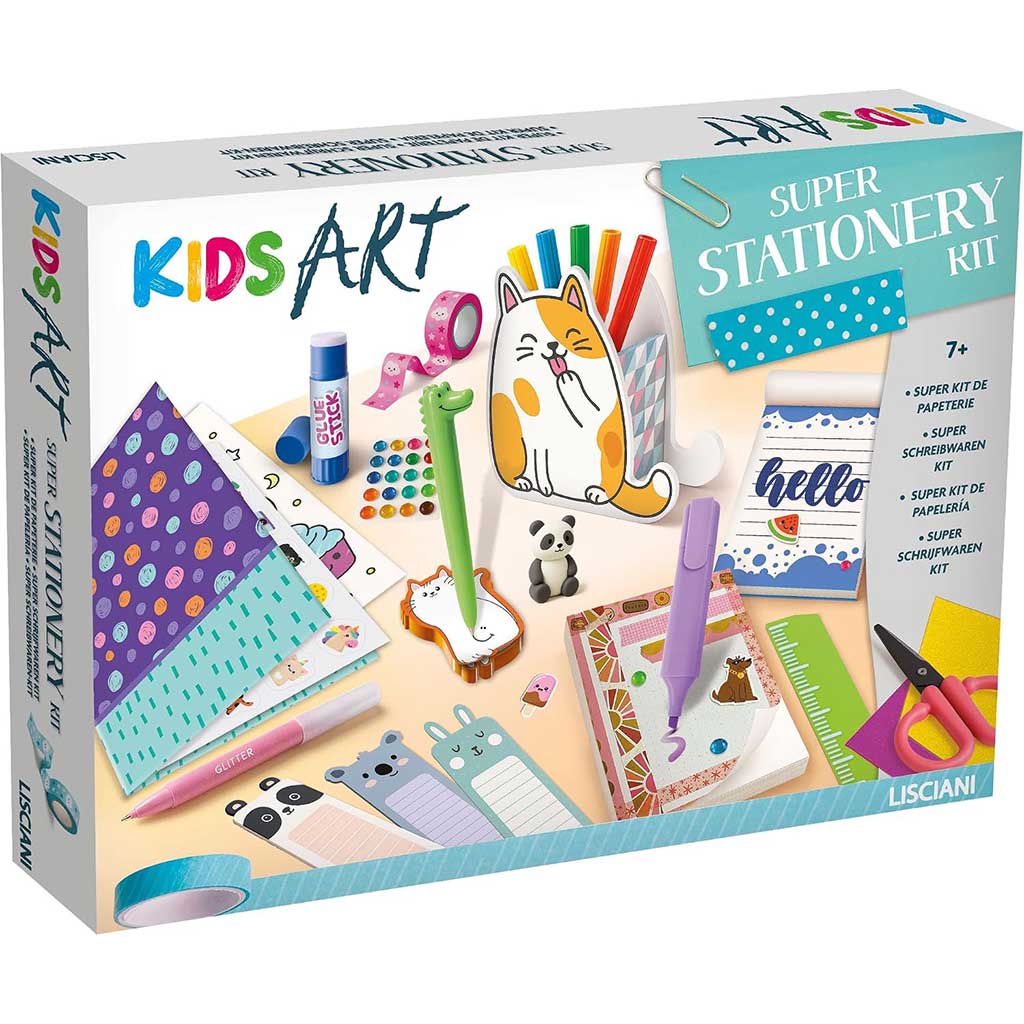 Kids Art: Super Stationery Kit kreativni igrači set - Lisciani slika 1