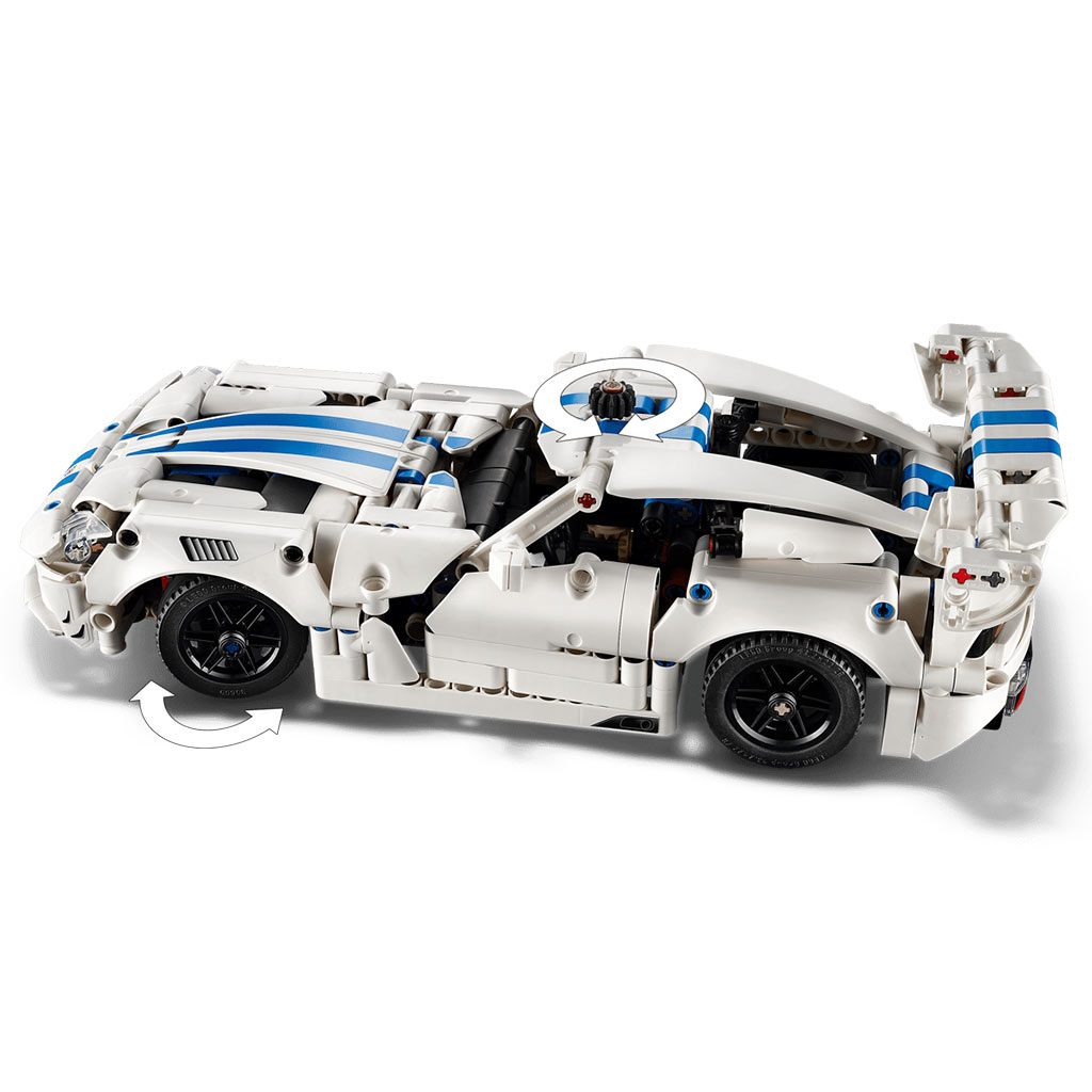 LEGO® Technic: Dodge Viper GTS-R športni avto (42234) slika 6