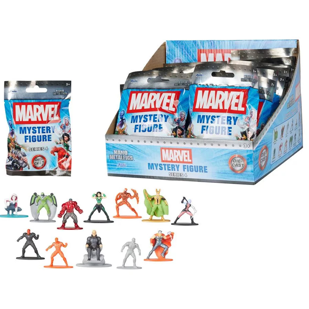 Marvel: Nano Metalfigs kovinska presenečenja figura, več vrst, 1 kos - Jada Toys slika 1