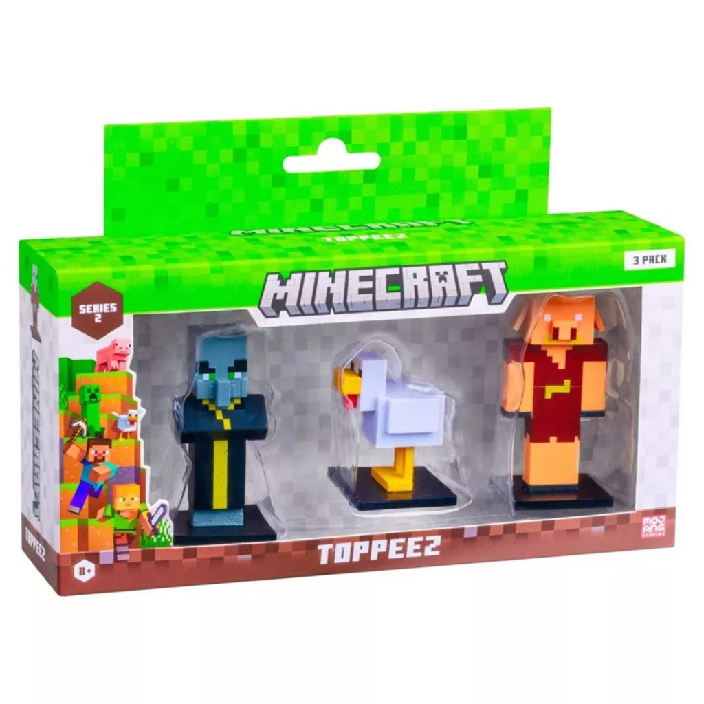 Minecraft 3D Toppeez 2. serija 3-delni komplet figuric več vrst - 1kos slika 2