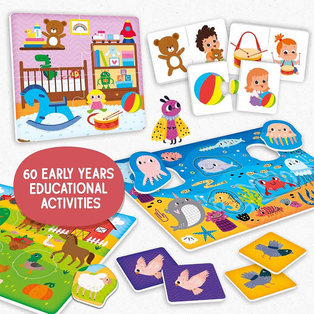 Montessori Baby: Zbirka igrač 60 kosov za razvoj spretnosti - Lisciani slika 2