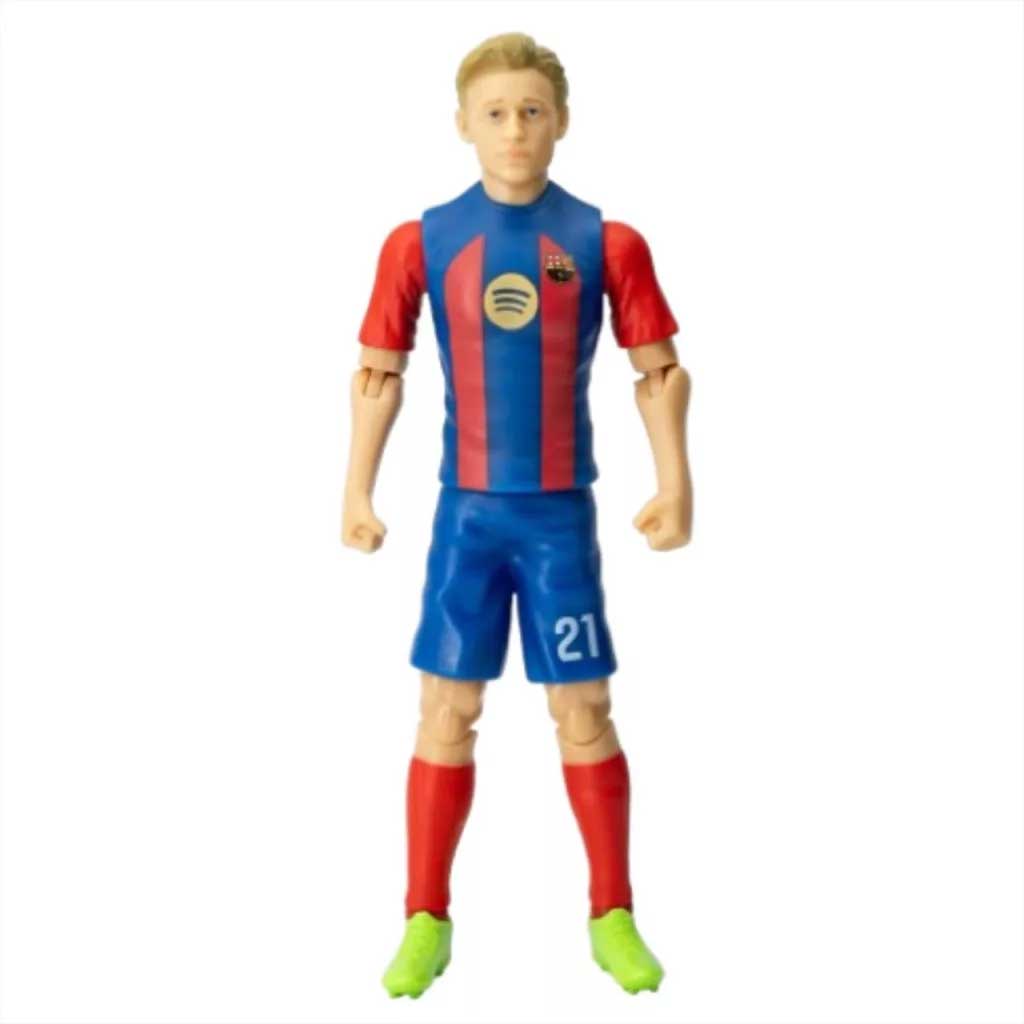 Nogometaš akcijska figura, 20 cm - Barcelona, F. De Jong v dresu z številko 21 slika 2