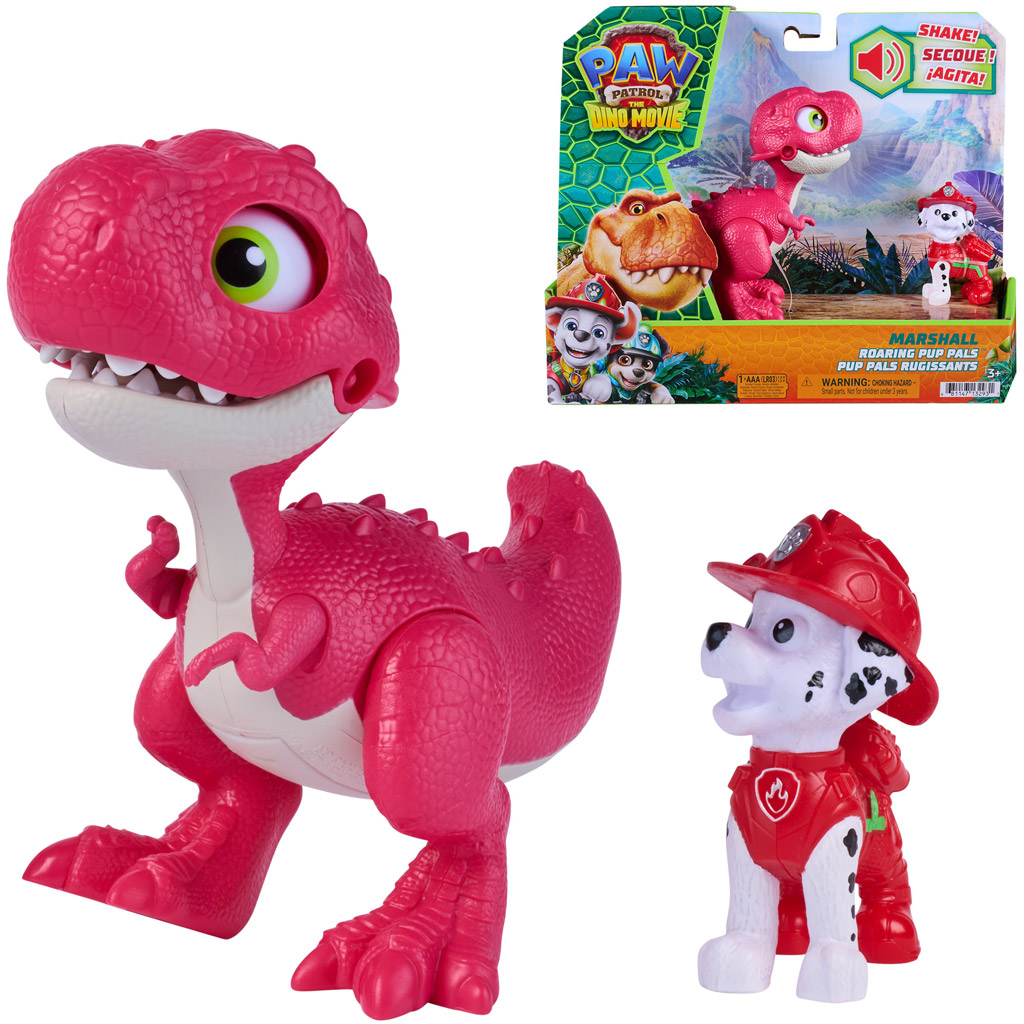 Paw Patrol Film o Dinosavrih: Rjoveči prijatelj Marshall s figurico - Spin Master slika 1