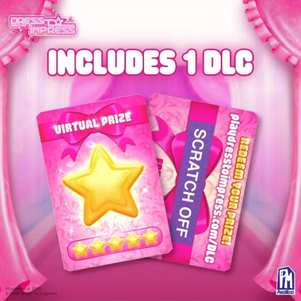 Phatmojo Dress to Impress Modna punčka - Stardust Softie z DLC kodo slika 4