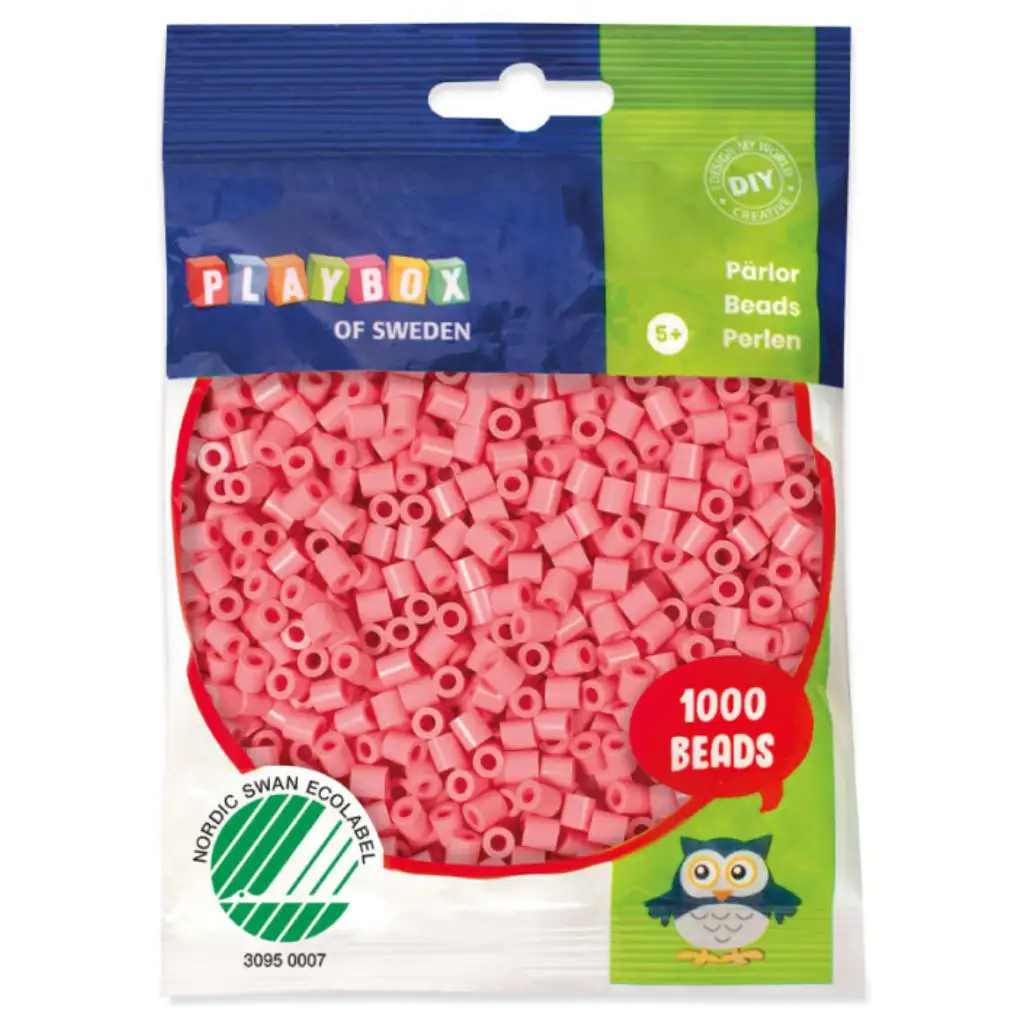 PlayBox: 5mm MIDI likalne perle 1000 kosov v toplem roza odtenku slika 1