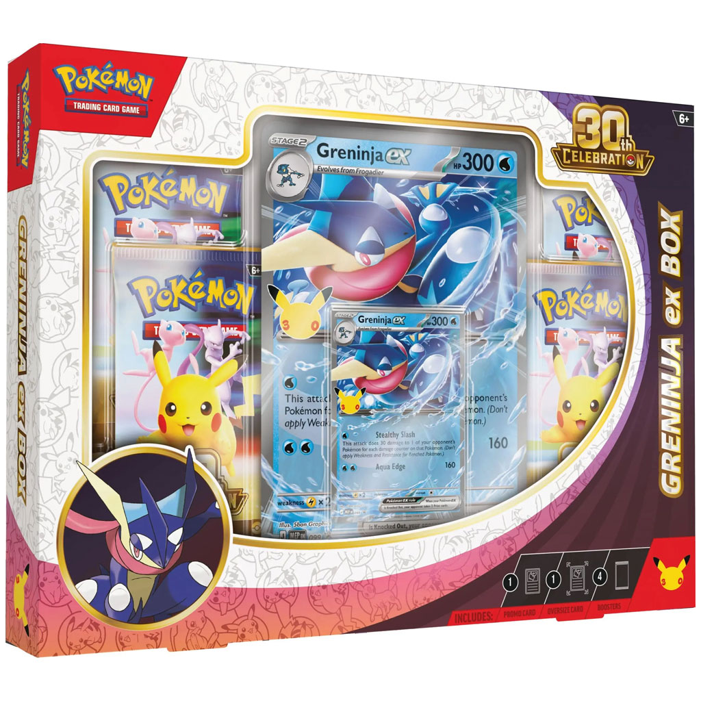 Pokémon TCG: 30. obletnica – Greninja ex škatla slika 1