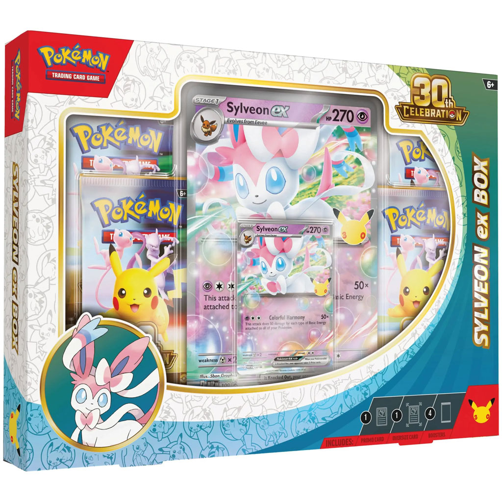 Pokémon TCG: 30. obletnica – Sylveon ex škatla slika 1