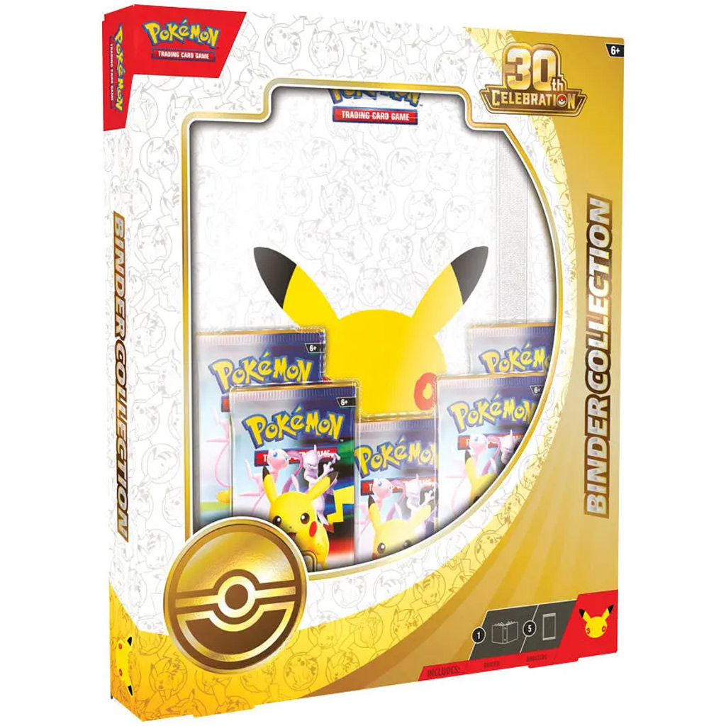 Pokémon TCG: 30. obletnica zbirateljske mape – 9 žepnih zbirateljskih map s booster paketi slika 1