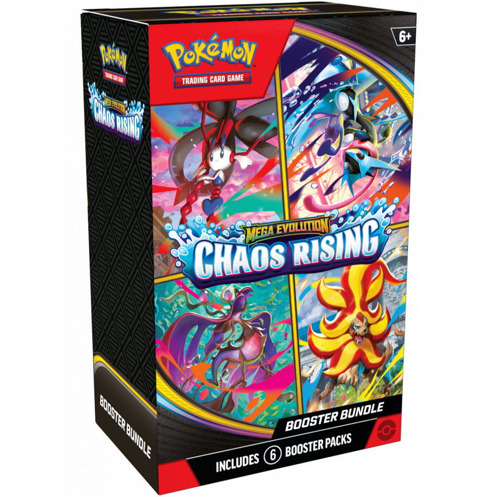 Pokémon TCG: Mega Evolution Chaos Rising booster Bundle kartična paket slika 1
