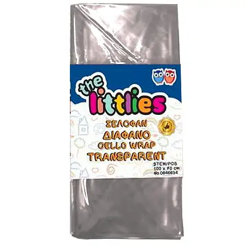 Prozorni celofanski ovojni papir 70x100cm 2 lista