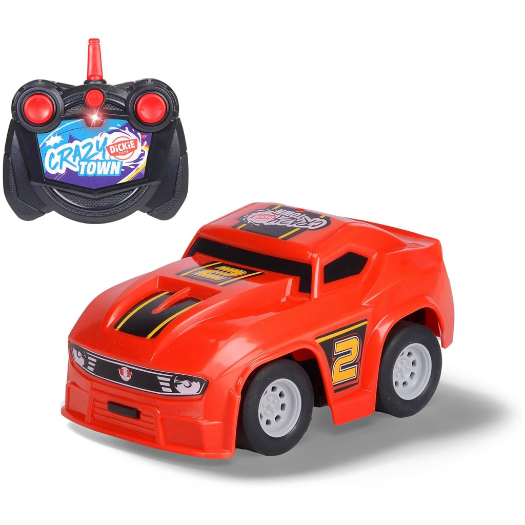 RC Crazy Cruiser daljinsko voden dirkalnik 2,4 GHz – rdeča - Dickie Toys slika 2