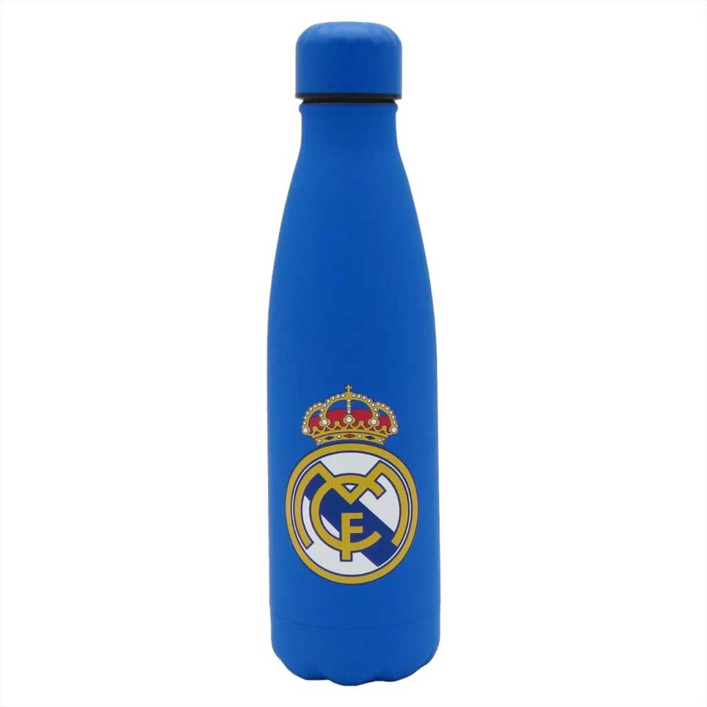 Real Madrid Nerjaveča dvojna modra jeklena steklenica 500ml slika 1