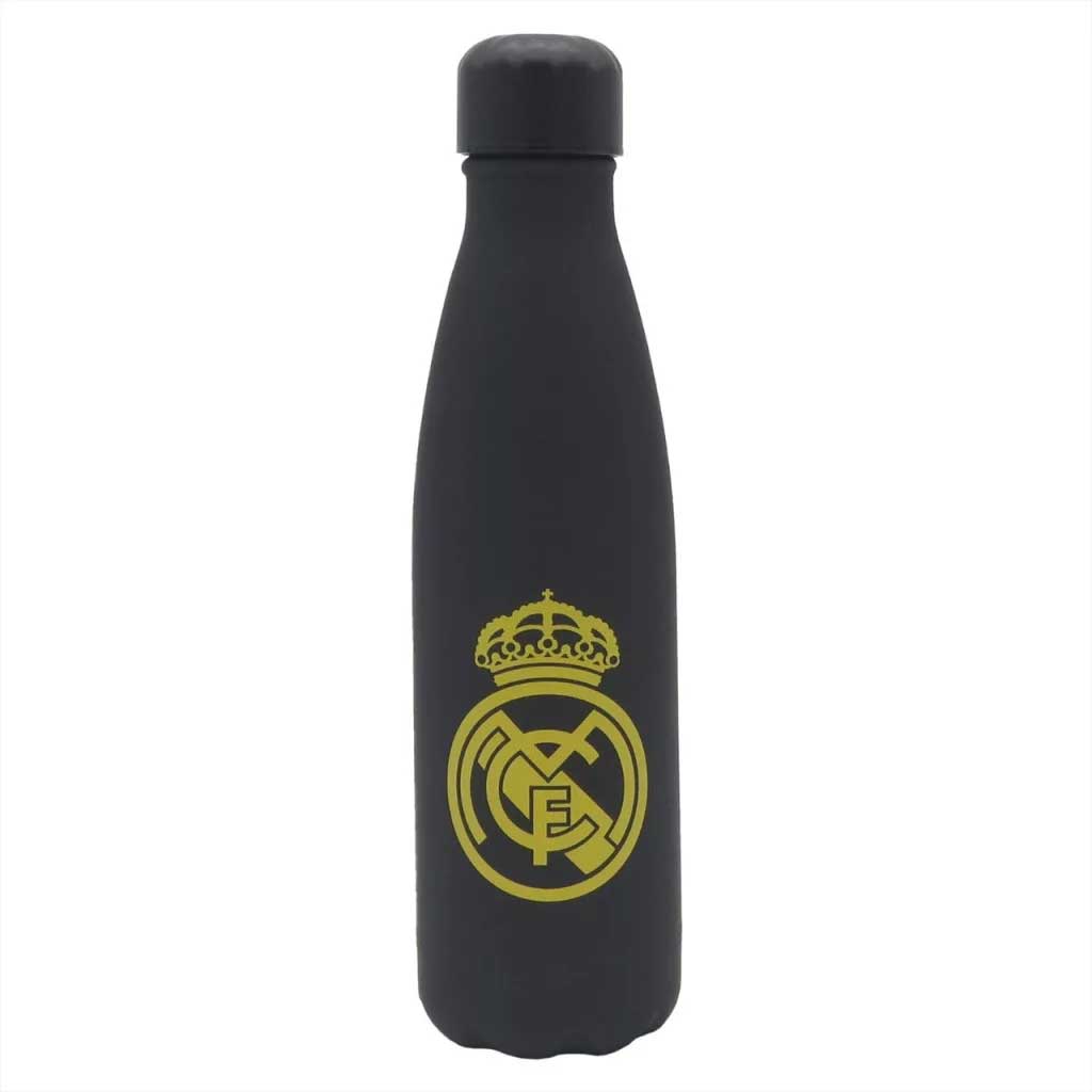 Real Madrid Nerjaveči dvojni črno-zlati jekleni bidon 500ml slika 1