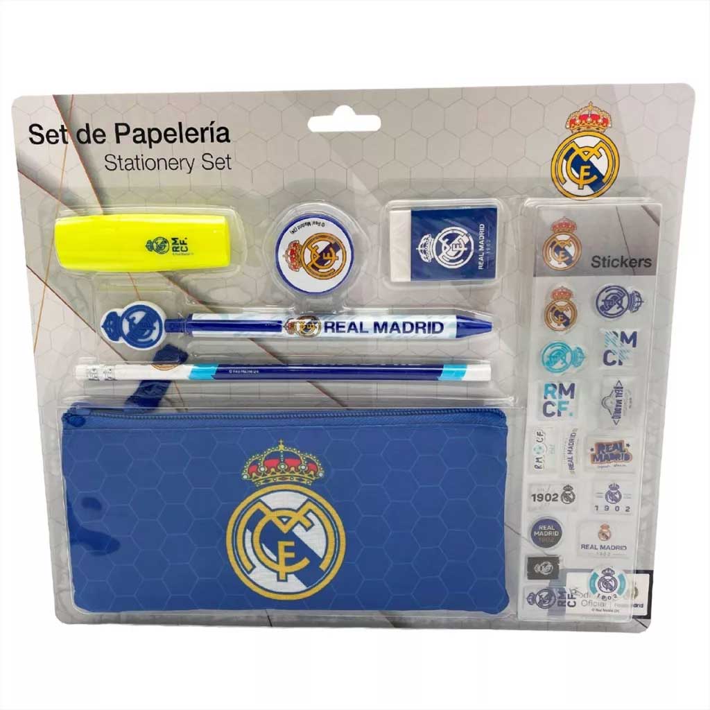 Set pisalnih potrebščin Real Madrid z nalepkami slika 1