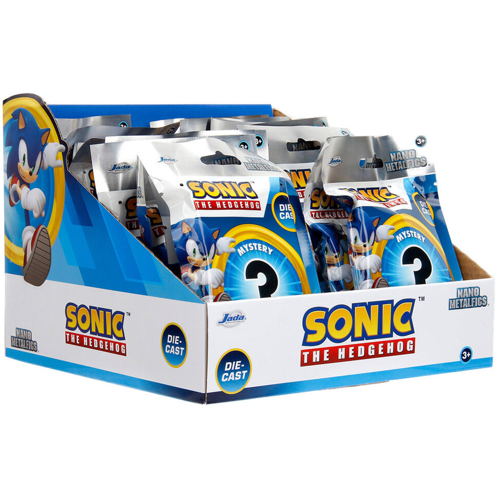 Sonic: Nano Metalfigs kovinska presenečenja figura, več vrst, 1 kos - Jada Toys slika 1