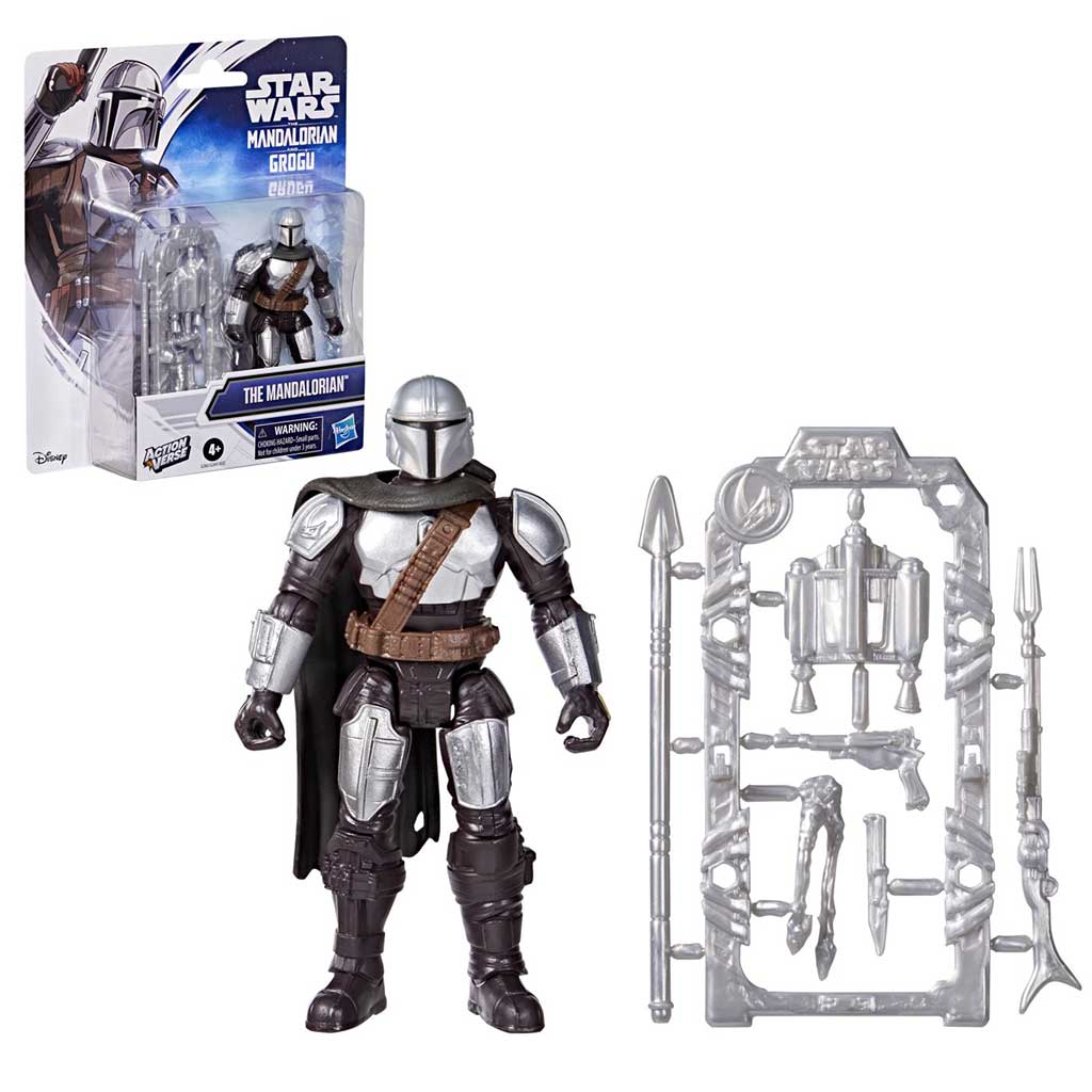 Star Wars: ActionVerse 11cm figura The Mandalorian z dodatki - Hasbro slika 2