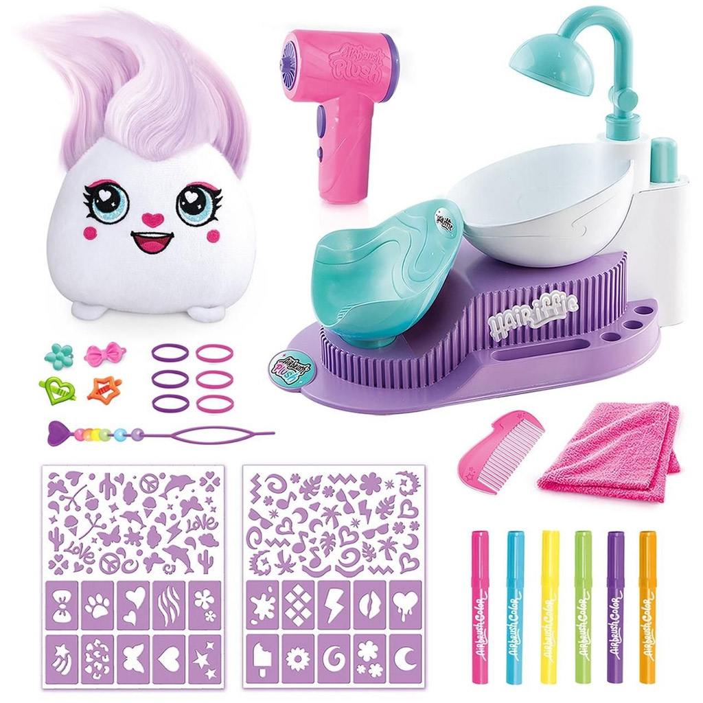 Style 4 Ever: Airbrush Plush Hair-iffic frizerski salon slika 4