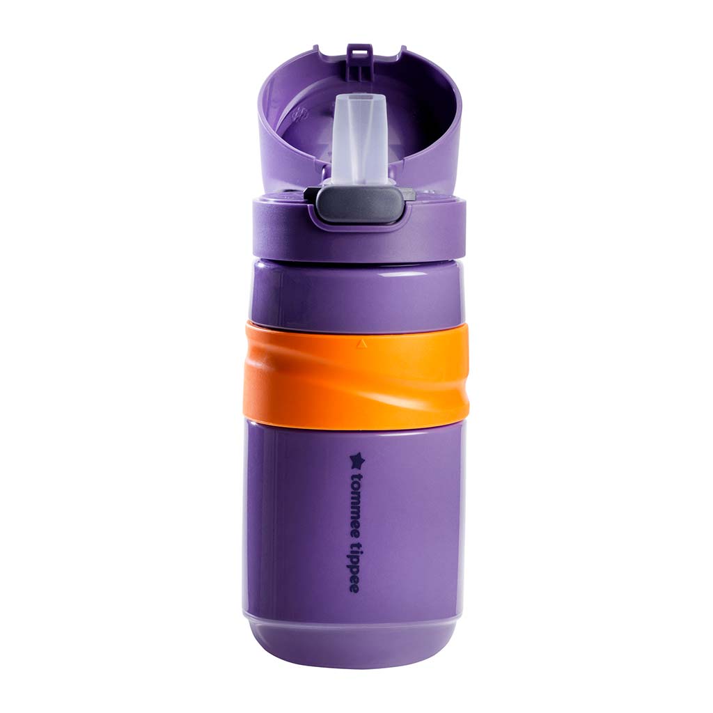 Tommee Tippee: Superstar Flip top slama Itatópohár s slamo vijolične barve 500ml (18 mes.+) slika 2