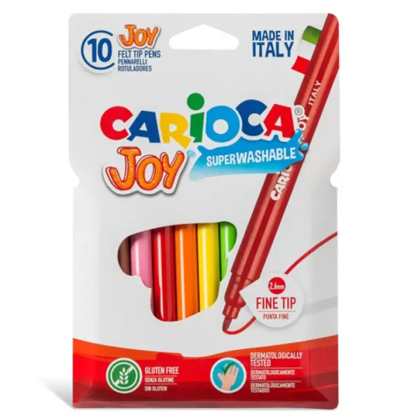 10-delni komplet tankih flomastrov - Carioca slika 2