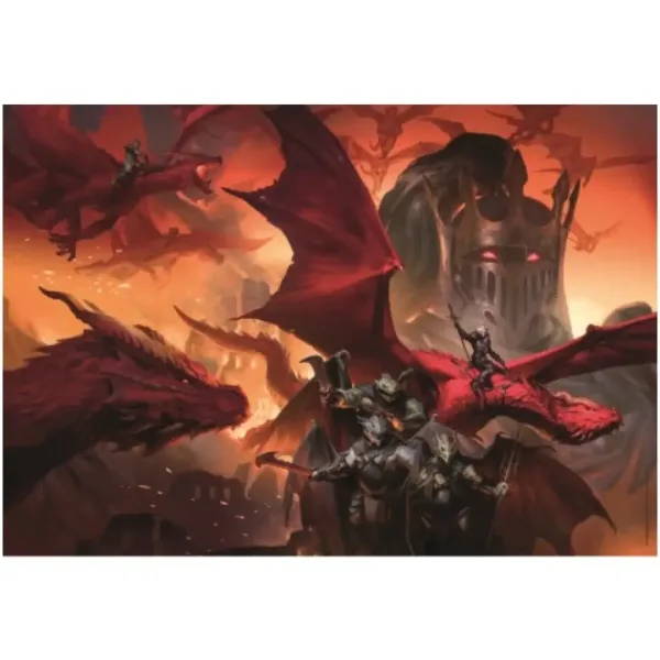 1.000-delna HQC sestavljanka Dungeons & Dragons: Rdeči zmaj – Clementoni slika 2
