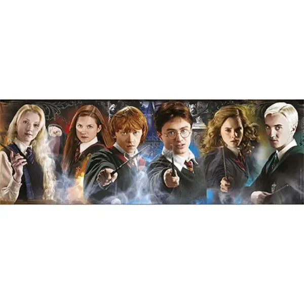 1000-delna panoramska sestavljanka Harry Potter: Šolarji z Bradavičarke - Clementoni slika 2