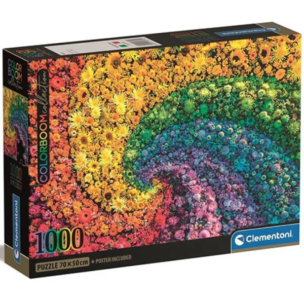 Colorboom Collection: Cvetni vrtinec 1000-delni puzzle - Clementoni slika 1