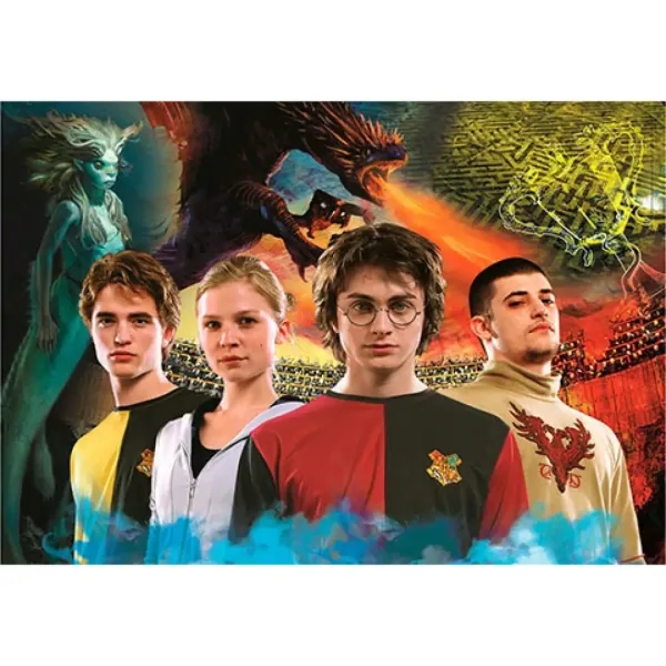1000-delna sestavljanka Harry Potter in tekmovalci trišolskega turnirja - Clementoni slika 2