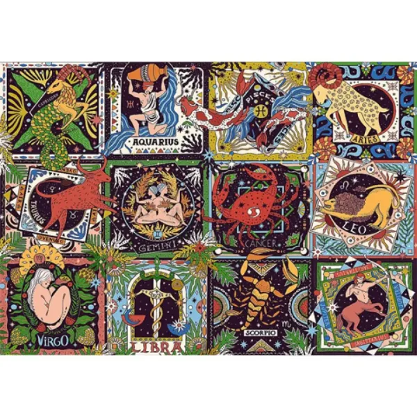 1.000-delna sestavljanka Znaki zodiaka  - Trefl slika 2