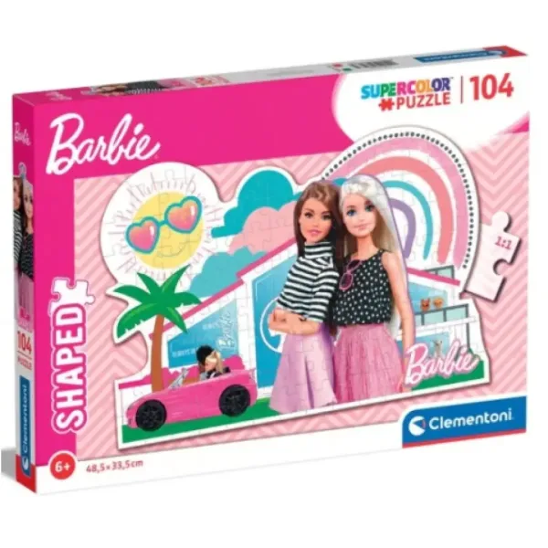 104-delna Supercolor sestavljanka Barbiejina počitniška hiša - Clementoni slika 1