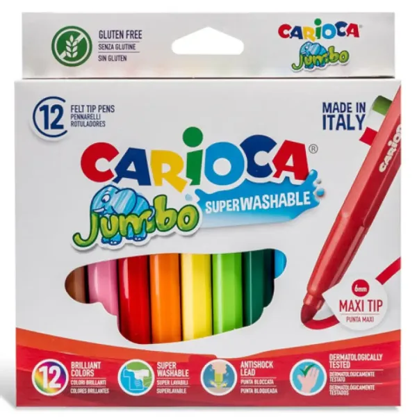 12-delni komplet flomastrov Jumbo - Carioca slika 2
