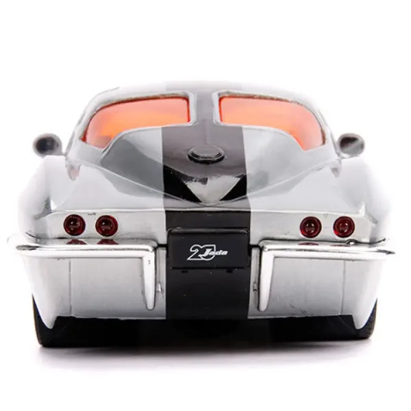1963 Chevy Sting Ray Kovinski model avtomobila 1/24 - Simba Toys slika 6