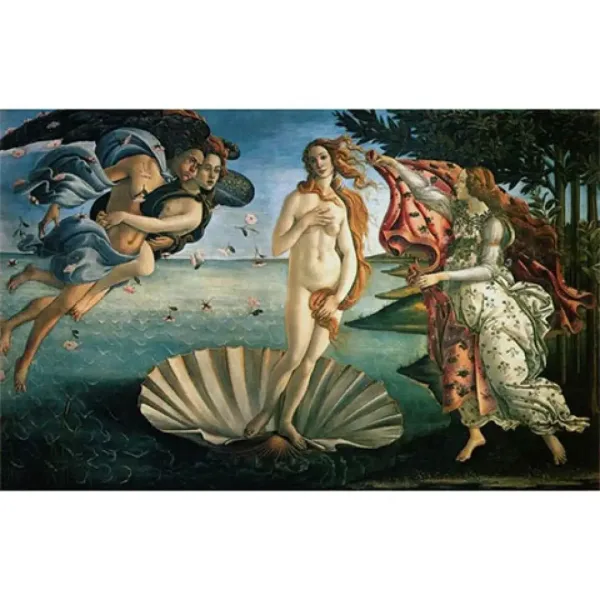 2000-delna HQC sestavljanka Botticelli: Rojstvo Venere - Clementoni slika 2