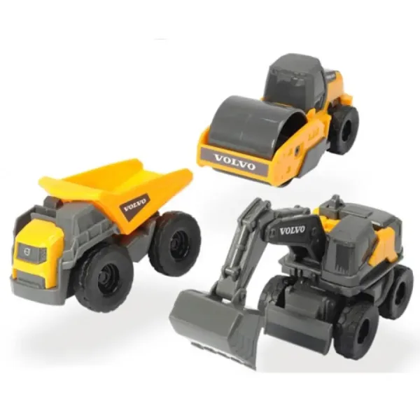 3-delni komplet Volvo delovnih strojev v 2 različicah - Dickie Toys slika 2
