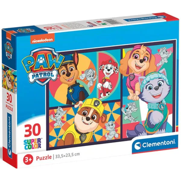 30-delna Supercolor sestavljanka Tačke na patrulji – Clementoni slika 1