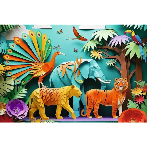 40. obletnica - Paper Art: Džungla, 160-delni puzzle - Trefl slika 2