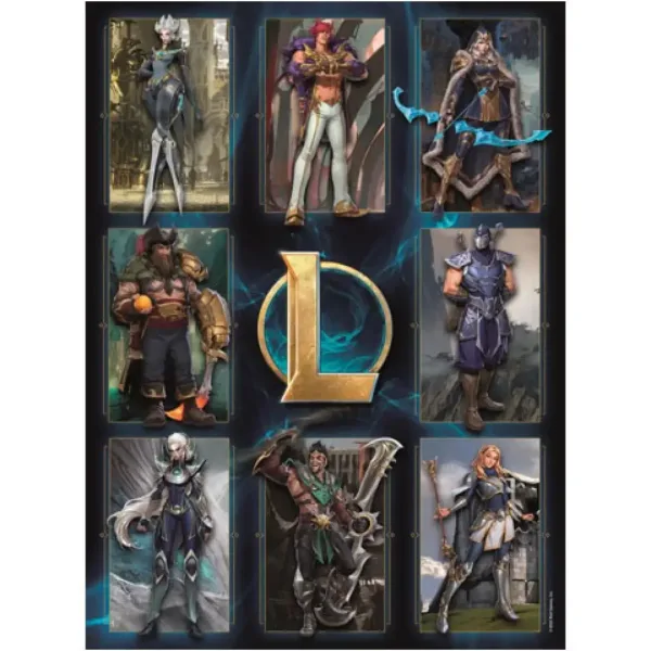 500-delna HQC sestavljanka League of Legends: Junaki - Clementoni slika 2
