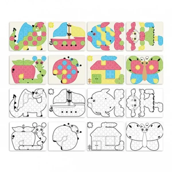 58-delni komplet bucik Quercetti: Play Eco Fantacolor junior slika 3