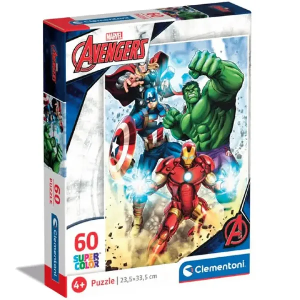 60-delna Supercolor sestavljanka Marvel: Maščevalci – Clementoni slika 1