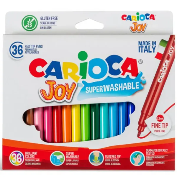 60-delni komplet pralnih flomastrov - Carioca slika 2