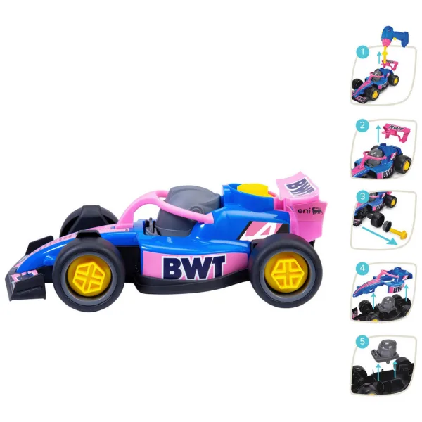 ABC sestavljiv BWT Alpine dirkalnik Formule 1 - Dicke Toys slika 2