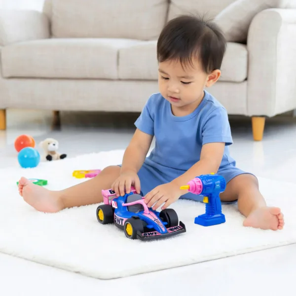 ABC sestavljiv BWT Alpine dirkalnik Formule 1 - Dicke Toys slika 3