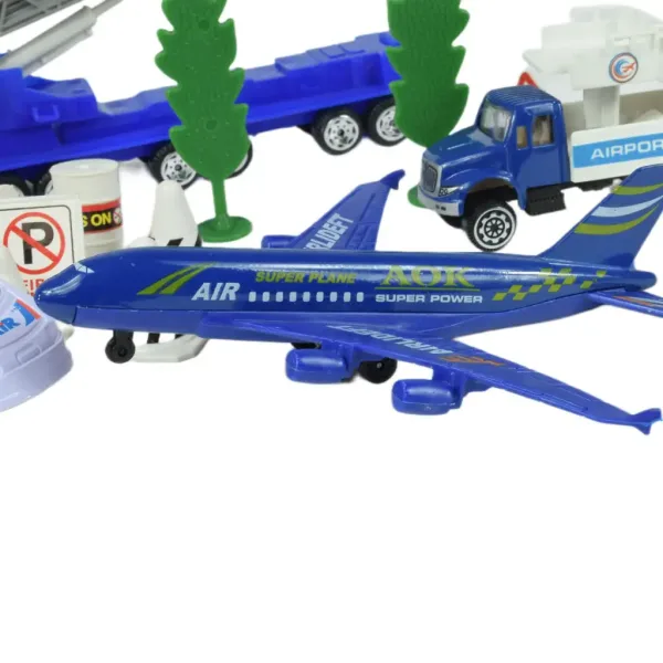 Aircraft: Letališki igralni set z vozili, letalom in dodatki v dveh različicah. slika 7