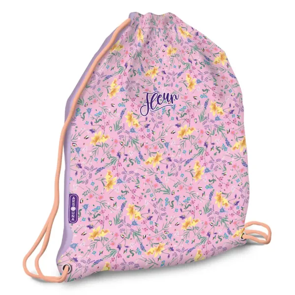 Ars Una: Fleur cvetlična telovadna torba, športna torba 32x42cm slika 1