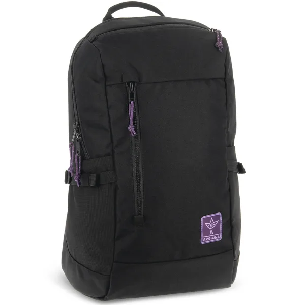 Ars Una: črno-vijoličen Cordura šolski nahrbtnik za deklice AU-17 32x47x18cm slika 1
