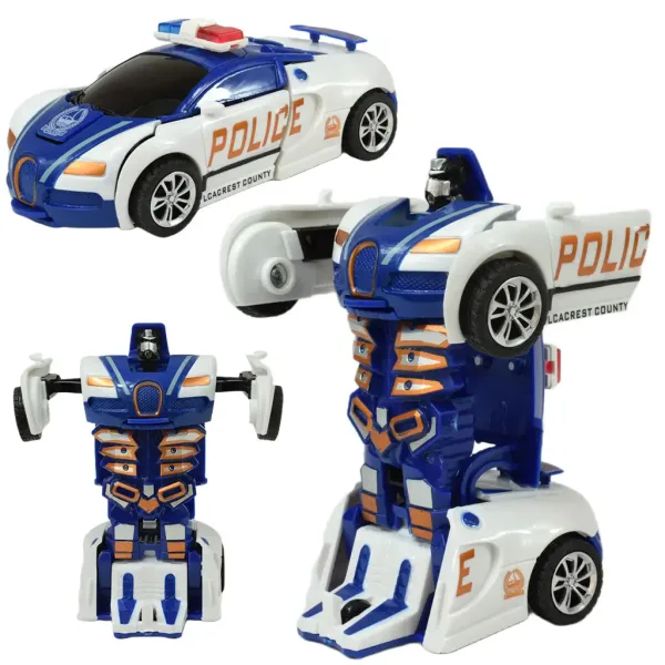 Avtomobilski model: Robot transformabilni avto Bugatti Veyron z volanskim pogonom v različnih različicah 13cm 1 kos. slika 4