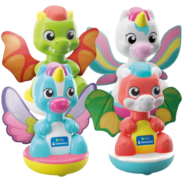 Baby Spin & Dream samorog in zmaj igrača za dojenčke, 1 kos - Clementoni slika 2