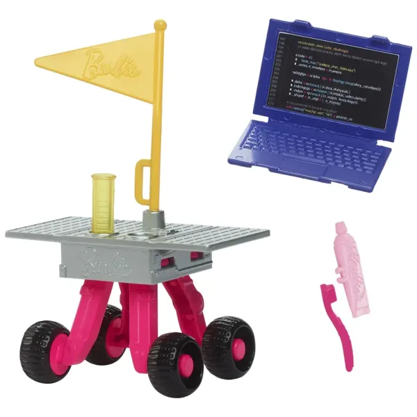 Barbie: 65. obletnica kariere igralni set - Astronavtka lutka z dodatki - Mattel slika 3
