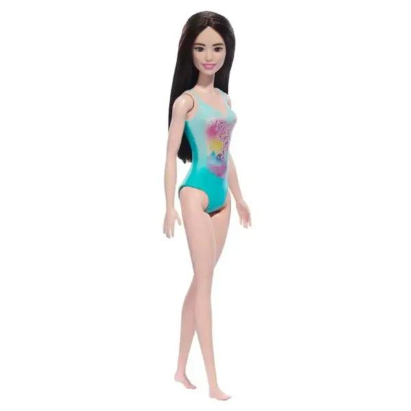 Barbie Beach lutka v modri kopalki z vzorcem - Mattel slika 2