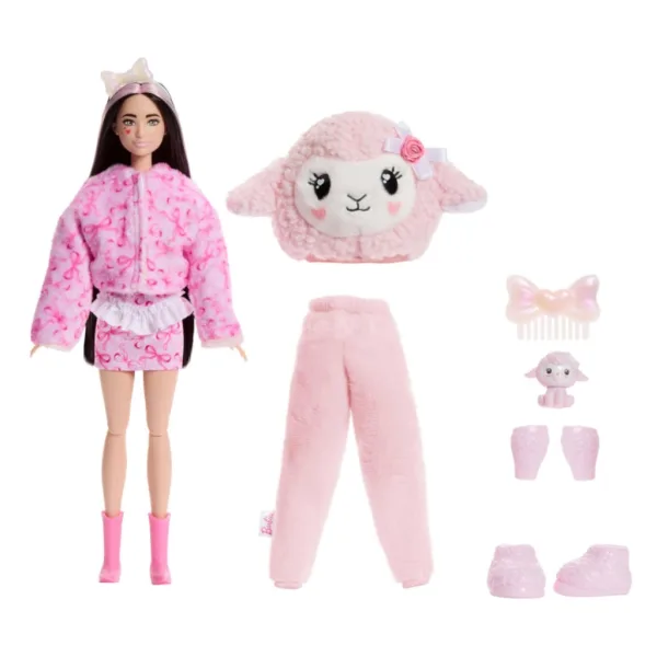 Barbie: Cutie Reveal presenečenje punčka - Ovca - Mattel slika 2